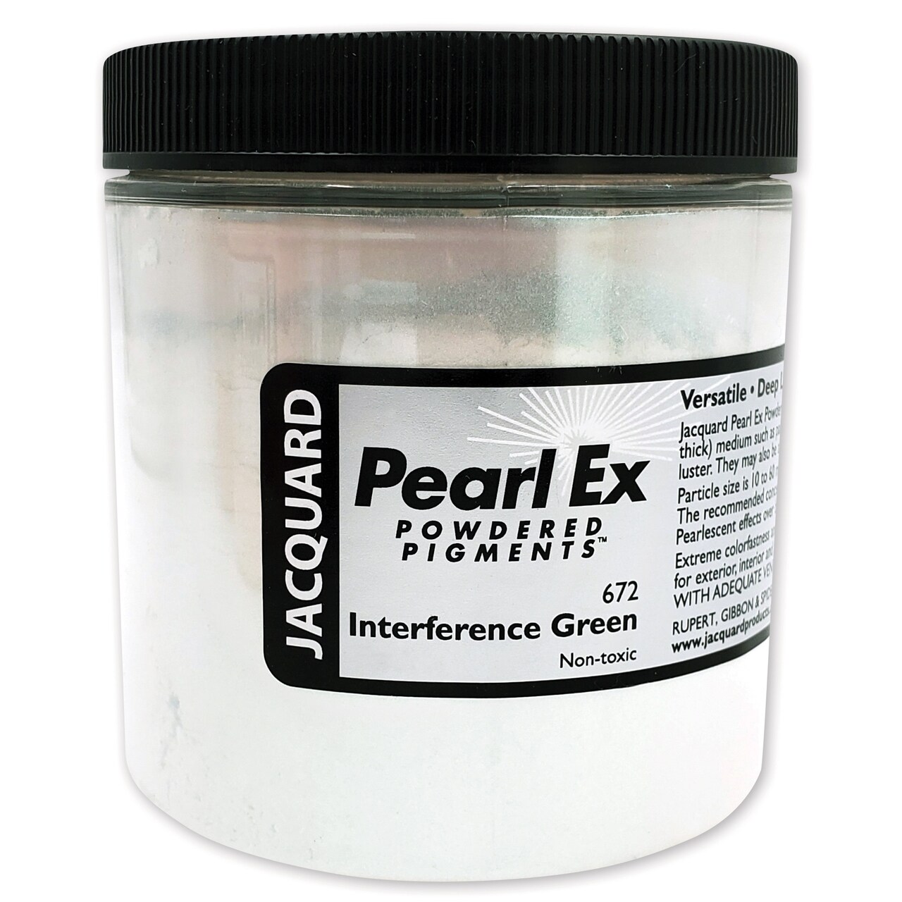 Jaquard Pearl Ex Powdered Pigments 4oz-#672 Interference Green